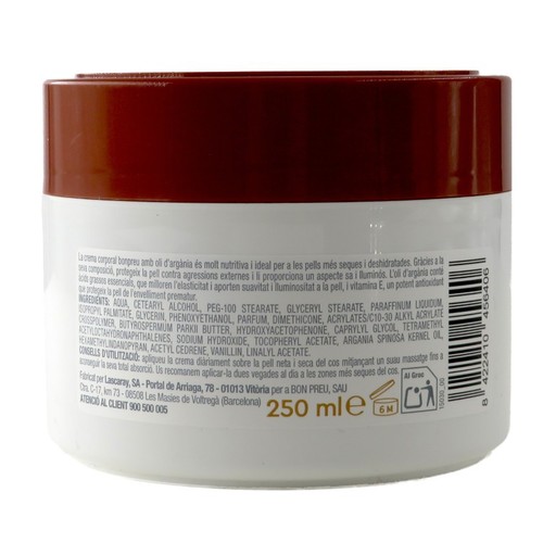 BONPREU Crema corporal amb oli d'argània