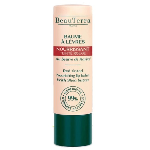 BEAUTERRA Bàlsam labial nutritiu vermell