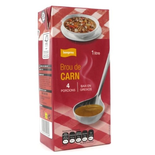 BONPREU Brou de carn UHT