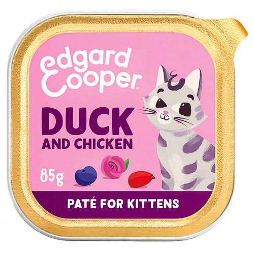 EDGARD & COOPER Menjar humit d'ànec i pollastre per a gat
