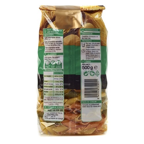 BONPREU Macarrons amb vegetals