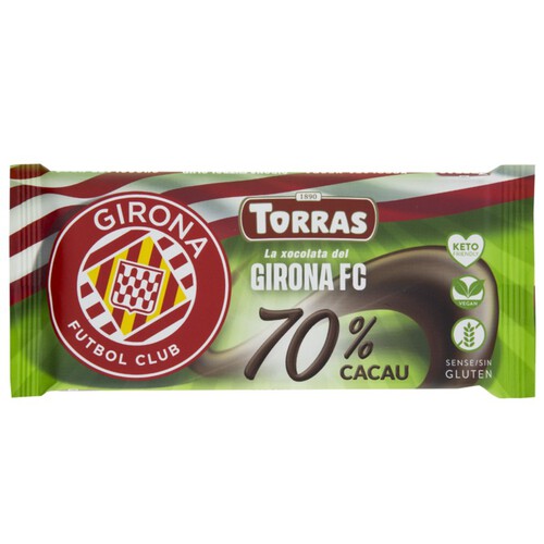 TORRAS KM0 Xocolata 70% cacau del Girona Km0
