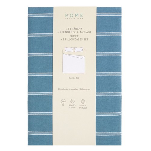 HOME INTERIORS Joc 1 llençol i 2 fundes de coixí 180 cm