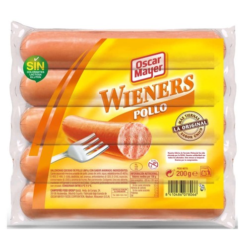 OSCAR MAYER Salsitxes cuites de pollastre