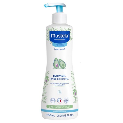 MUSTELA Babygel bany d'escuma