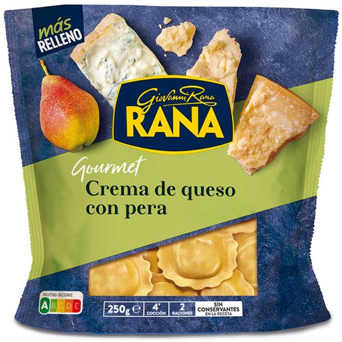 RANA Raviolis farcits de pera i formatge