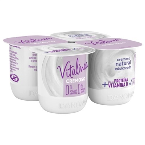 VITALINEA Iogurt cremós natural edulcorat