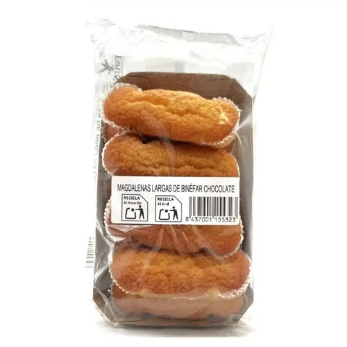 ESPLUS Magdalenes llargues de xocolata