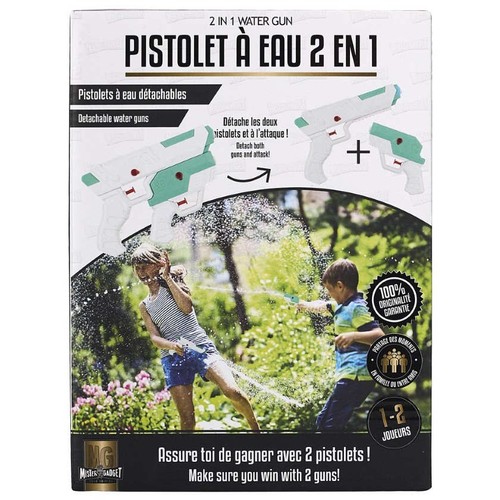 MISTER GADGET Pistola d'aigua 2 en 1