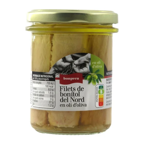 Filetes de caballa del sur en aceite de oliva
