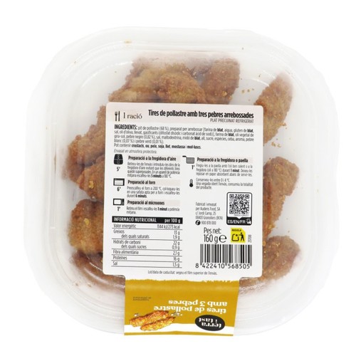 TERRA I TAST Tires de pollastre a les 3 pebres