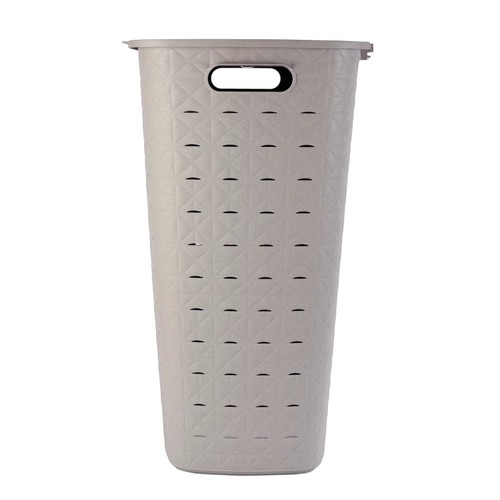 SOFTEX Cistell roba gris clar 56l