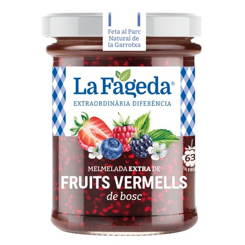 LA FAGEDA Melmelada extra de fruits vermells de bosc Km0
