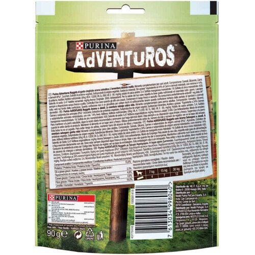 ADVENTUROS Nuggets amb aroma de senglar per a gos