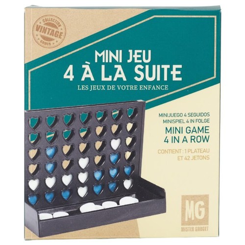 MISTER GADGET Joc 4 en ratlla mini