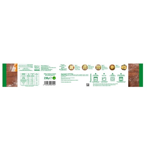 BUITONI Base de pasta de full rodona