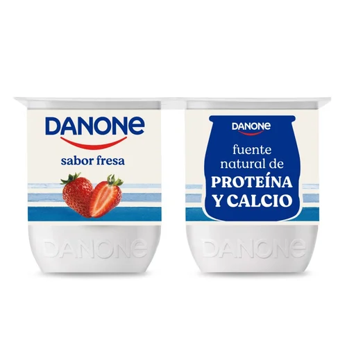 Yogur con sabor a frutos del bosque