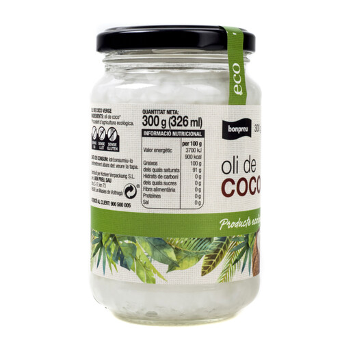 BONPREU Oli de coco ecològic