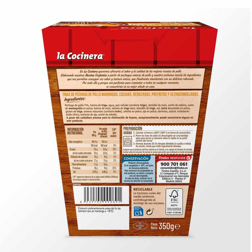 LA COCINERA Tires de pollastre