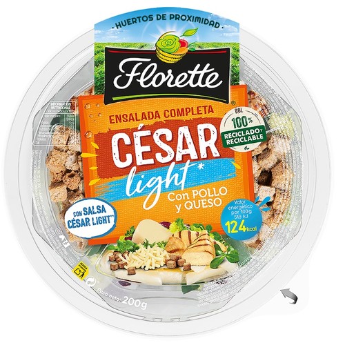 FLORETTE Amanida Cèsar Light