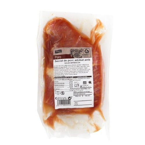 BONPREU Secret de porc amb salsa barbacoa al buit