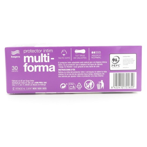 BONPREU Protector íntim multi-forma