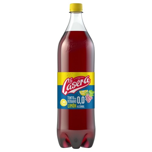 LA CASERA "Tinto de verano" amb llimona sense alcohol en ampolla