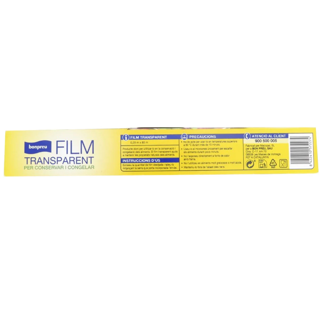 BONPREU Film transparente 80 metros