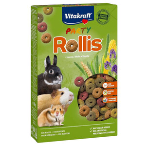 Imagen de VITAKRAFT Snack de cereals i verdures Party Rollis