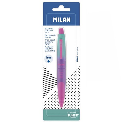 MILAN Bolígraf blau Sunset