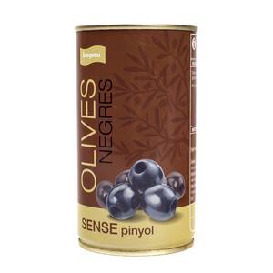 BONPREU Olives negres sense pinyol