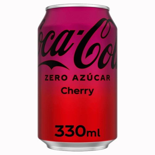 COCA-COLA Refresc de cola Zero sucre cherry en llauna