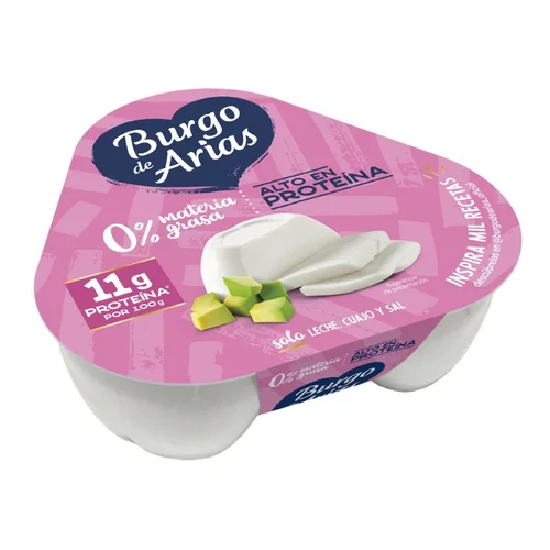 Queso fresco batido con yogur