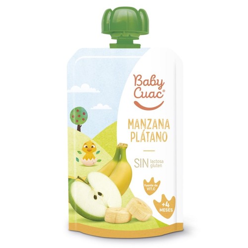 BABY CUAC Puré de poma i plàtan