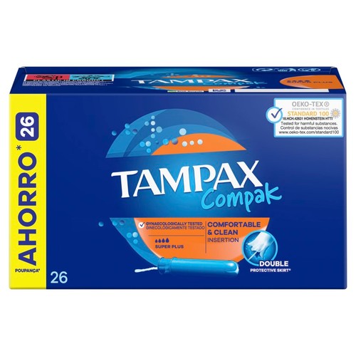 TAMPAX COMPAK Tampons superplus