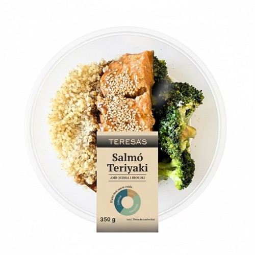 TERESA'S Salmó teriyaki amb quinoa i bròquil