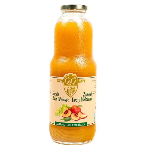 Zumo de piña y manzana ecológico Km0 en botella