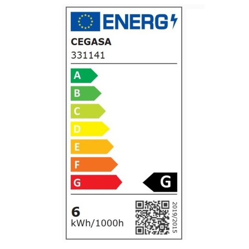 CEGASA Bombeta Led GU5,3 llum blanca 6W-4.000K