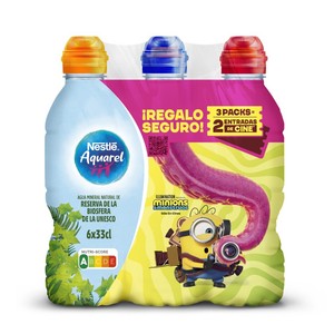 Agua mineral natural 6x33 cl