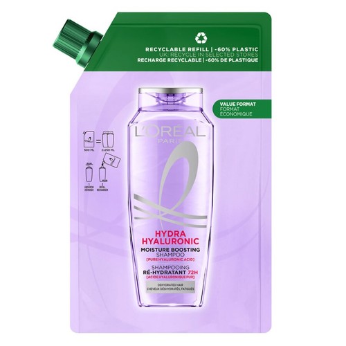 ELVIVE Xampú hidratant recàrrega Hydra Hyaluronic