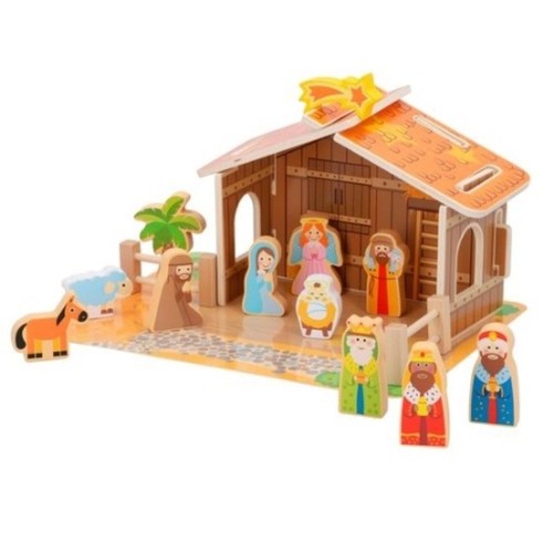 WOOMAX Pessebre fusta 20pcs