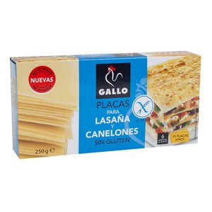 GALLO Plaques lasanya-canelons sense gluten