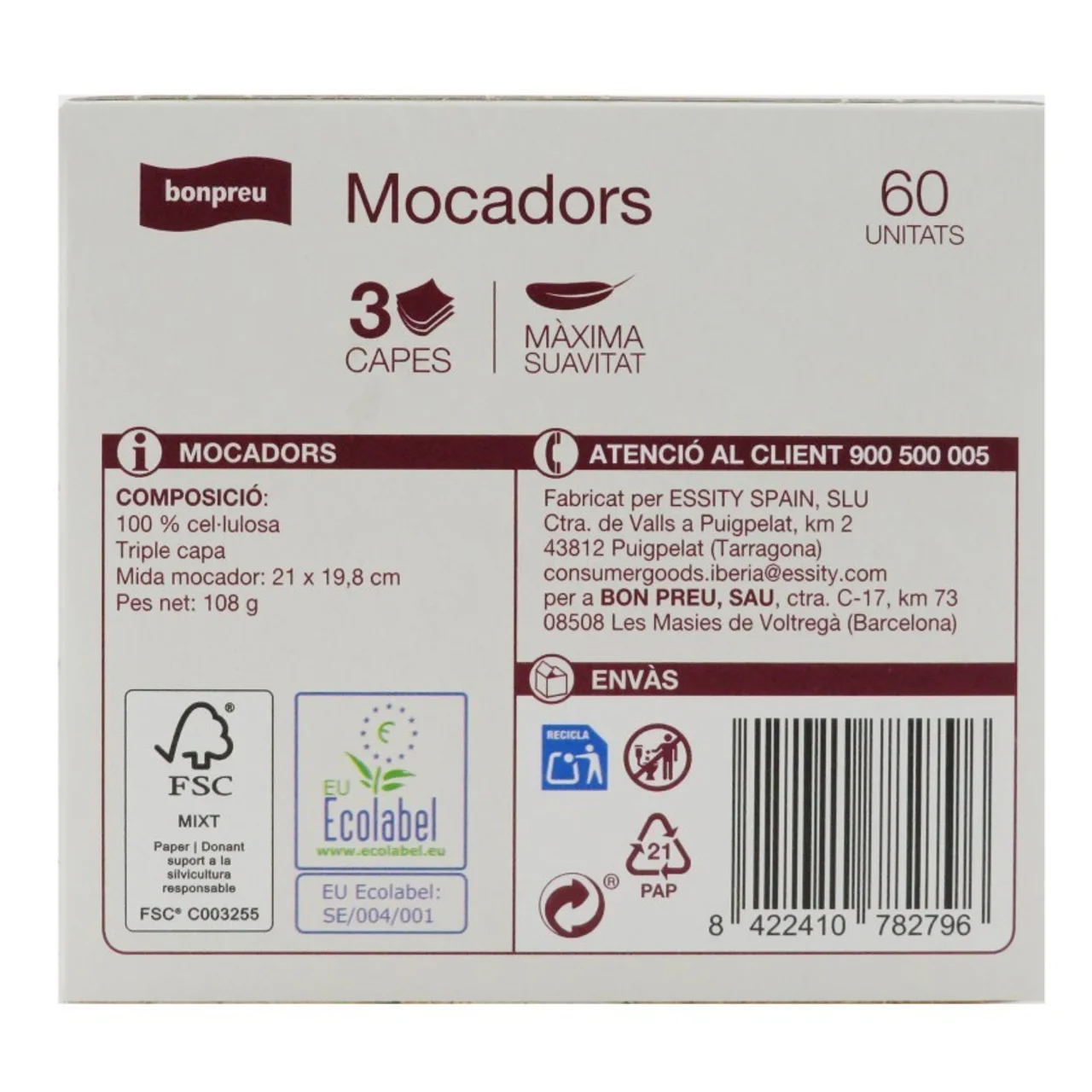 BONPREU Pañuelos de papel