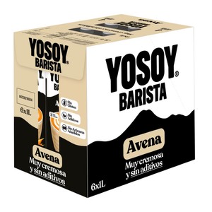 Imagen de YOSOY Beguda civada Barista 6 x1L en cartró