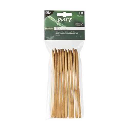 PAPSTAR Cullera de fusta Pure 16,5cm