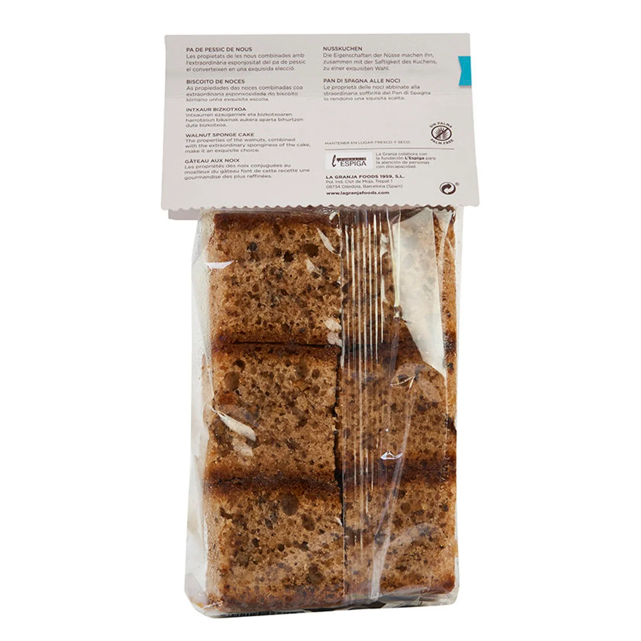 Bizcocho con nueces