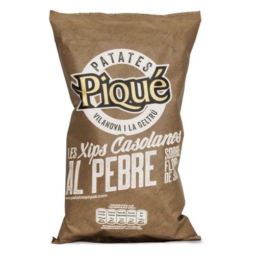 PIQUÉ Patates flor de sal i pebre Km0