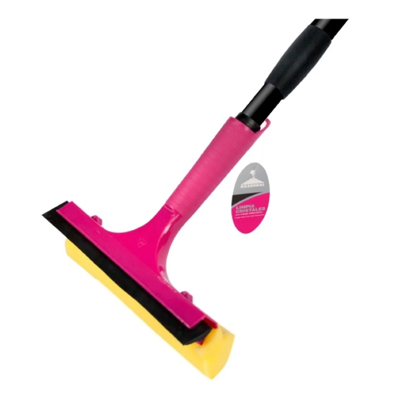 Rasqueta limpiacristales con mango extensible