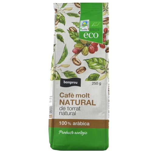 BONPREU Cafè molt de torrat natural ecològic