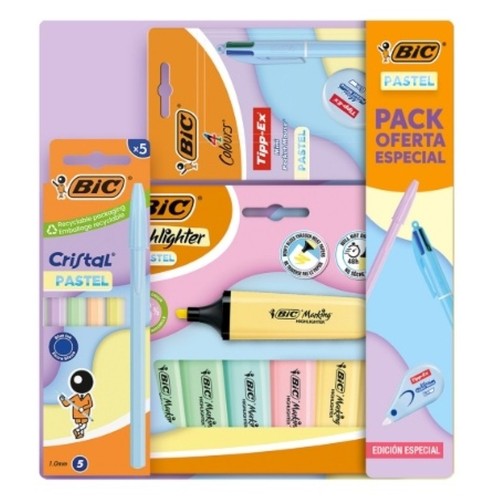 BIC Pack pastel bts26